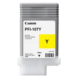 Изображение  Картридж для принтеров Canon PFI-107Y для iPF500/600/700, Yellow - 6708B001