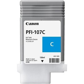Изображение  Картридж для принтеров Canon PFI-107С для iPF500/600/700, Cyan - 6706B001