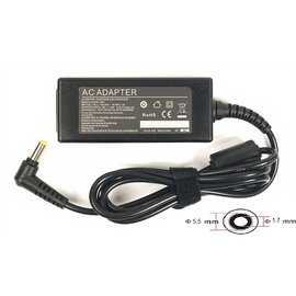 Изображение  Блок питания ноутбука PowerPlant для Acer 220V, 19V 30W 1.58A 5.5х1.7мм - AC30F5517