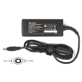 Изображение  Блок питания ноутбука PowerPlant для Asus 220V, 12V 36W 3A, 4.7х1.7мм - AS36A4717