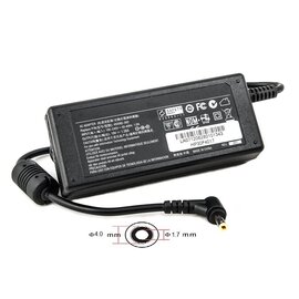 Зображення  Блок живлення ноутбука PowerPlant для HP 220V, 19V 30W 1.58A, 4.0х1.7мм - HP30F4017