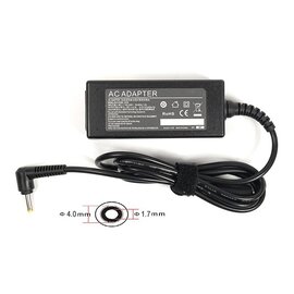 Зображення  Блок живлення ноутбука PowerPlant для HP 220V, 19V 40W 2.1A, 4.0х1.7мм - HP40F4017