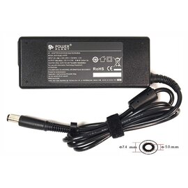 Зображення  Блок живлення ноутбука PowerPlant для HP 220V, 19V 90W 4.74A, 7.4х5.0мм - HP90F7450