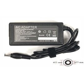 Зображення  Блок живлення ноутбука PowerPlant для Acer, Asus 220V, 19V 65W 3.42A, 5.5х2.5мм - AC65F5525