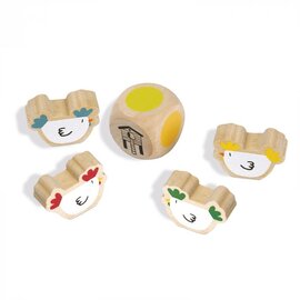 Изображение 4 Настольная игра Janod Гонки цыплят - J02909