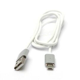 Изображение  Кабель PowerPlant USB2.0(AM)-MicroUSB, 1м, White - DV00DV4060