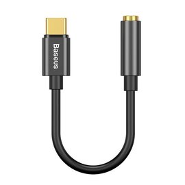 Зображення  Адаптер Baseus L54 USB Type-C - 3,5 мм Black - CATL54-01