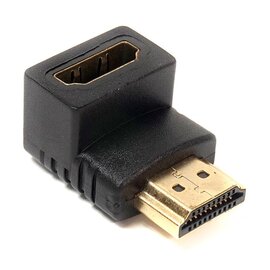 Зображення  Перехідник PowerPlant HDMI(AF)-HDMI(AM), Black - KD00AS1303
