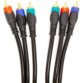 Изображение  Аудио кабель PowerPlant 3xRCA (M) - 3xRCA (M), 3 м, Black - CA911738