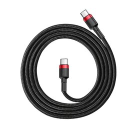 Изображение 2 Кабель Baseus Cafule USB Type-C-USB Type-C, PD2.0, 60W, 2м Black/Red - CATKLF-H91