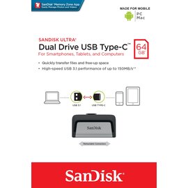 Зображення 2 USB флеш накопичувач SanDisk Ultra 64GB USB3.1 Grey &mdash; SDDDC2-064G-G46