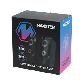 Зображення 5 Акустична система 2.0 Maxxter CSP-U002RGB