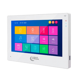 Изображение 2 Видеодомофон LightVision Singapore 7" WiFi FHD White, Цвет корпуса: белый