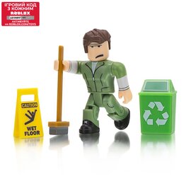 Зображення  Ігрова фігурка Jazwares Roblox Сore Figures Welcome to Bloxburg: Glen the Janitor W3 - ROG0106
