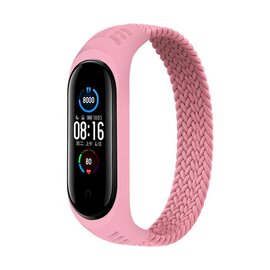 Зображення  Ремінець  BeCover Elastic Nylon Style для Xiaomi Mi Smart Band 5/Mi Smart Band 6 Size L Pink - 706163