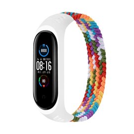 Зображення  Ремінець  BeCover Elastic Nylon Style для Xiaomi Mi Smart Band 5/Mi Smart Band 6 Size M Rainbow - 706154