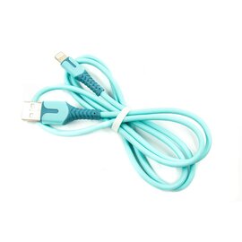 Зображення  Кабель Dengos USB-Lightning 1м Blue - PLS-L-IND-SOFT-BLUE