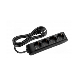 Изображение  Сетевой фильтр Panasonic X-tendia WLTB04432BL-UA 3m Black 4 розеток