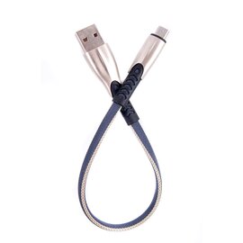 Изображение  Кабель Dengos USB-microUSB 0.25м Grey - PLS-M-SHRT-PLSK-GREY