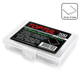 Зображення  Toptul W-тип, 0.8 мм, 100 шт - JLAV0208