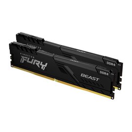 Изображение  Оперативная память Kingston Fury Beast Black DDR4 2x16384Mb 3200MHz &mdash; KF432C16BBK2/32