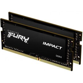Зображення 2 Оперативна пам`ять Kingston SoDIMM Fury Impact DDR4 2x32768Mb 3200Mhz &mdash; KF432S20IBK2/64