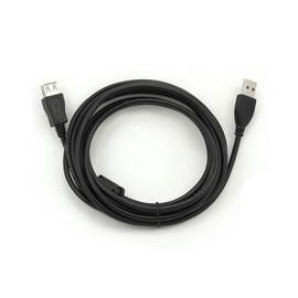 Зображення  Кабель Voltronic USB 2.0 AM/AF, 2.0м, Black - YT-AM/AF-2.0B