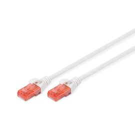 Изображение  Патч-корд витая пара Digitus DK-1617-005/WH UTP Cat 6 (0.5 м) white
