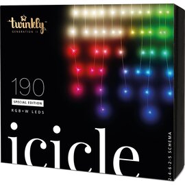 Зображення 2 Світлодіодні гірлянди Twinkly Icicle RGBW Gen II TWI190SPP-TEU