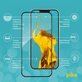 Зображення 2 Захисне скло Piko Full Glue для Apple iPhone 13 Pro Black - 1283126515026