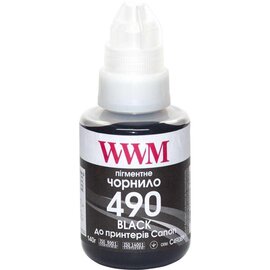 Зображення  Чорнило для принтера WWM Canon Pixma G1400/2400/3400 Black Pigment - C490BP