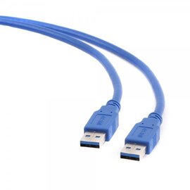 Зображення  Кабель Maxxter USB3.0 - USB3.0, 0.5м, Blue - U-AMAM3-0,5m