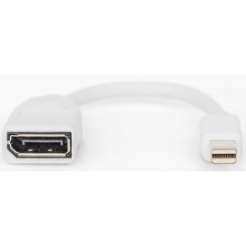 Зображення 2 Перехідник Digitus mini DP - DP, M/F, 0.15m, white - DB-340405-001-W