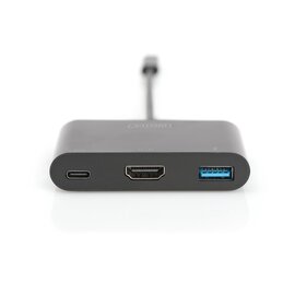 Зображення 4 Адаптер Digitus USB-C - HDMA, 2xUSB - DA-70855