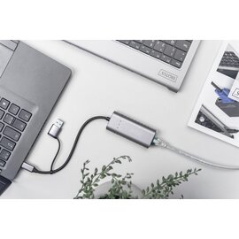 Зображення 4 Адаптер Digitus USB-C/USB 3.0 - 2.5 Gbps Ethernet - DN-3028