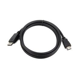 Изображение  Кабель мультимедийный Atcom HDMI-DisplayPort, 1.8м Black - 20120