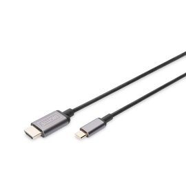 Изображение  Адаптер Digitus USB-C - HDMA UHD 4K, M/M, 1.8 m - DA-70821