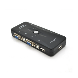 Зображення 2 KVM-перемикач Veggieg YT-KVM K401 Grey