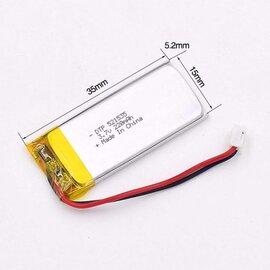 Зображення  Акумулятор Voltronic 4*10*15mm (Li-ion 3.7В 45мА&middot;ч)