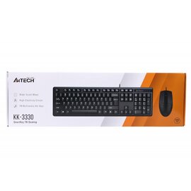Зображення 4 Комплект мишка + клавіатура A4Tech KK-3+OP-330 USB Black