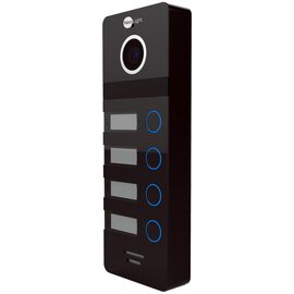 Зображення 3 Панель виклику домофона NeoLight MEGA/4 FHD Black, Колір корпусу: чорний