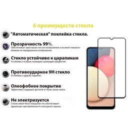 Зображення 2 Захисне скло BeCover для Samsung Galaxy A03s SM-A037 Black - 706776