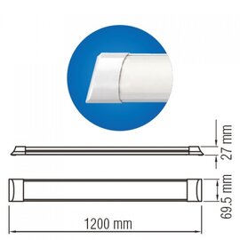 Изображение 2 LED светильник Horoz Electric Tetra-40 4200К White для помещений