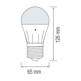 Зображення 2 LED лампочка Horoz Electric Dark-10 6400K на