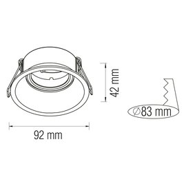 Изображение 3 LED светильник Horoz Electric Meyan-R Black на