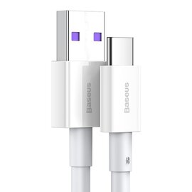 Зображення 2 Кабель Baseus Superior Series USB Type-C 6 А 1m White - CATYS-02