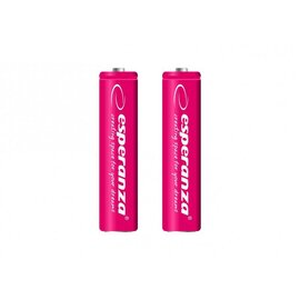 Зображення  Акумулятор Esperanza Ni-MH AAA/HR03 1000 mAh BL Red 2шт