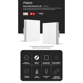 Изображение 5 Смарт выключатель Aqara H1 - WS-EUK02