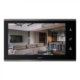 Зображення 2 Відеодомофон Arny AVD-730 (2Mpx) IPS Black, Колір корпусу: чорний
