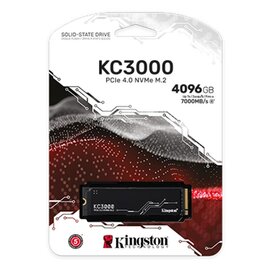 Зображення 3 Накопичувач SSD Kingston KC3000 4TB M.2 2280 PCIe 4.0 x4 NVMe 3D TLC &ndash; SKC3000D/4096G, Ємність накопичувача: 4 ТБ